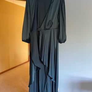 Lulus High Low Silk Dress